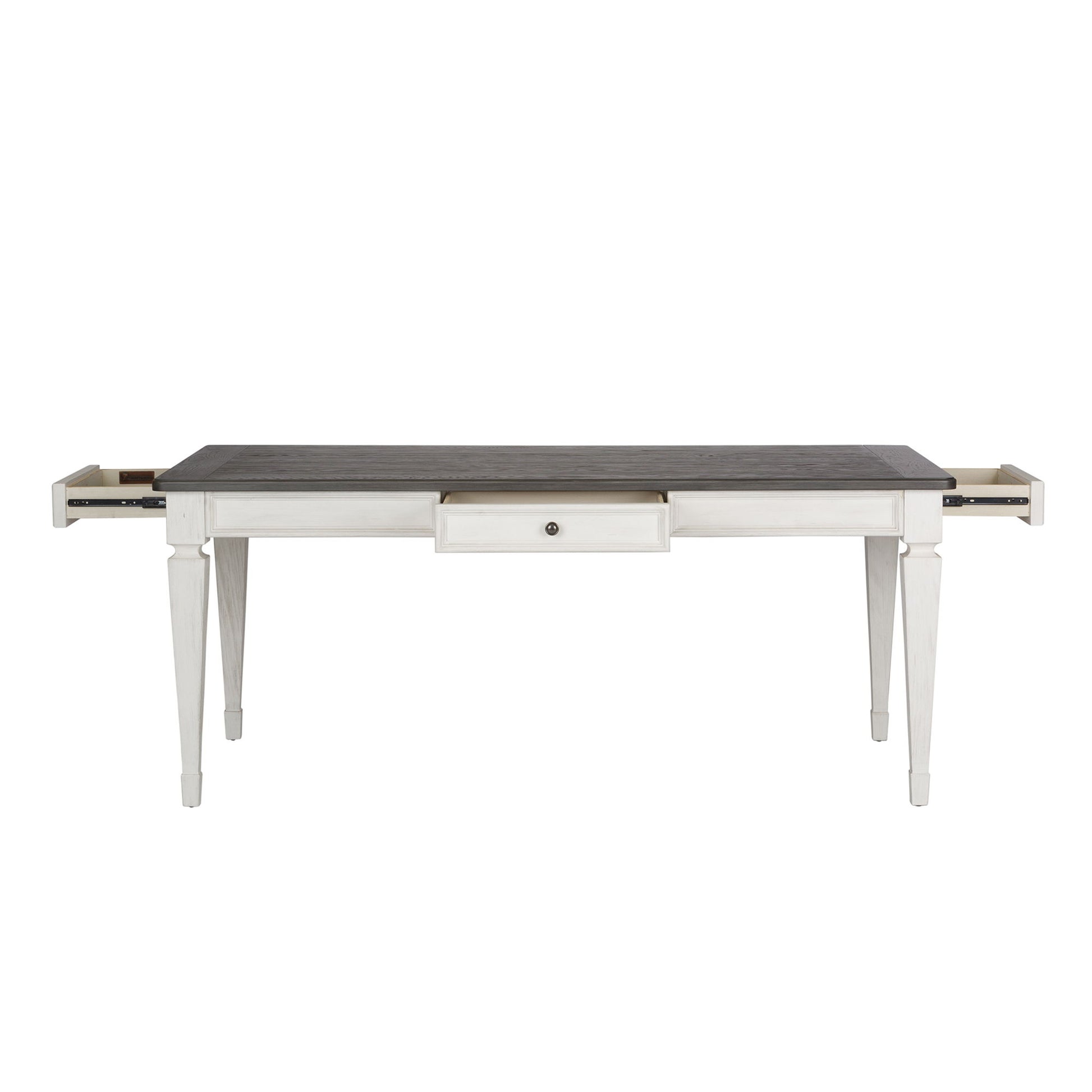 Allyson Park - Rectangular Leg Table - Dark Brown - Hornell Furniture Outlet