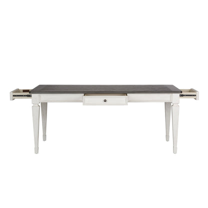 Allyson Park - Rectangular Leg Table - Dark Brown - Hornell Furniture Outlet