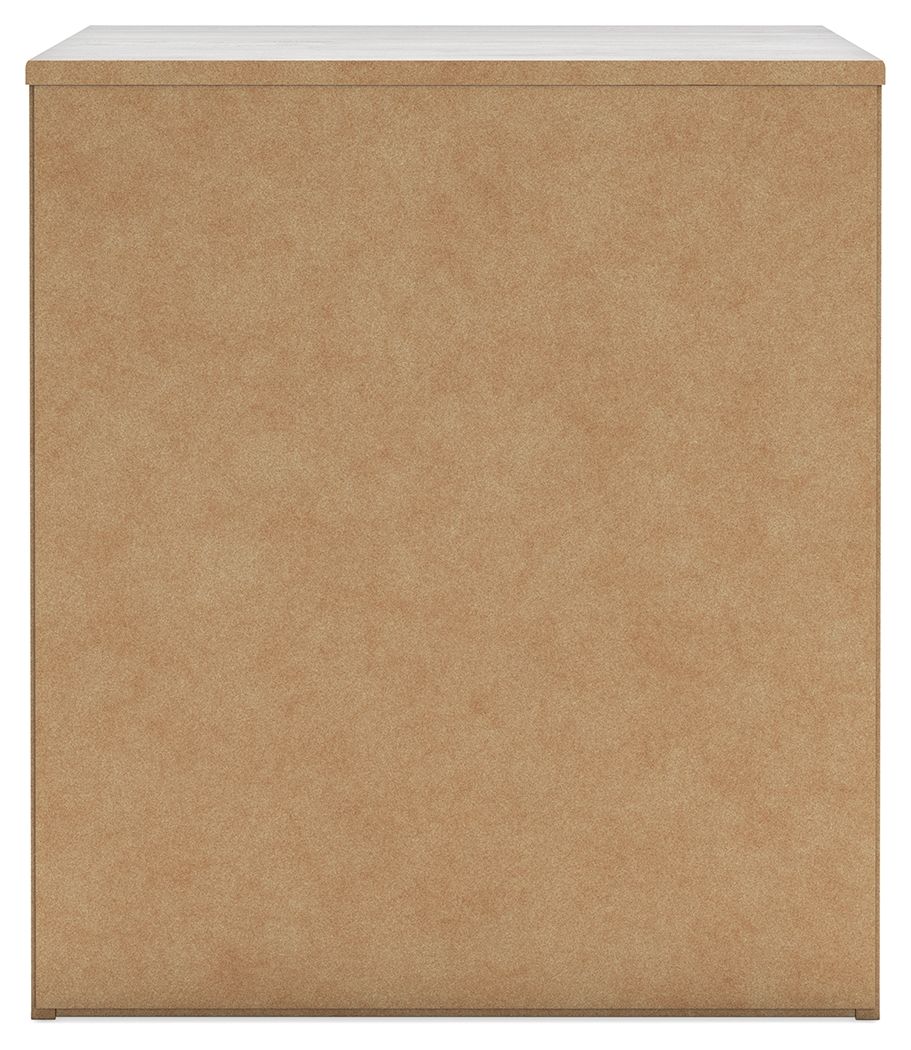 Cayboni - Whitewash - Two Drawer Night Stand - Hornell Furniture Outlet