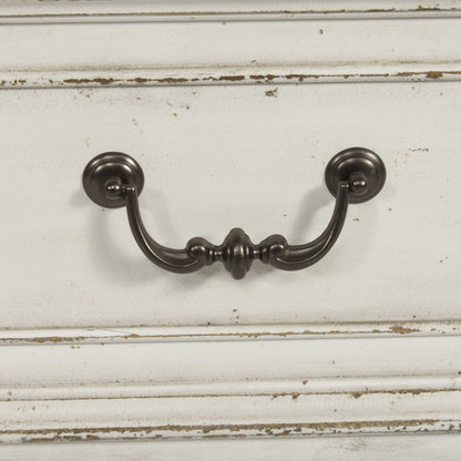 Magnolia Manor - Dresser & Arched Mirror - White - Hornell Furniture Outlet