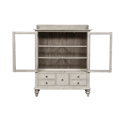 Whitney - Display Cabinet - White - Hornell Furniture Outlet