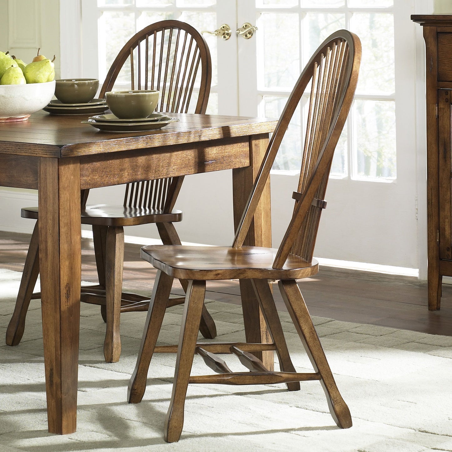 Treasures - Sheaf Back Side Chair - Hornell Furniture Outlet