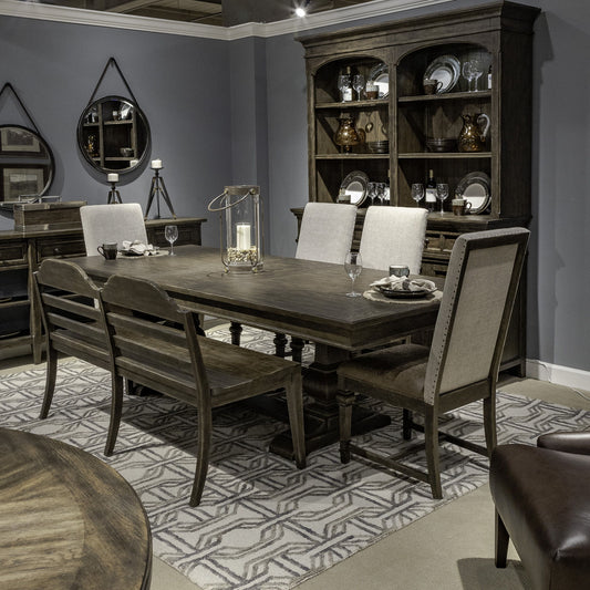 Paradise Valley - Opt Trestle Table Set - Hornell Furniture Outlet