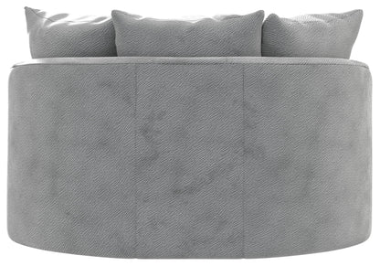 Matty - Round Accent Cuddle Chaise - Hornell Furniture Outlet