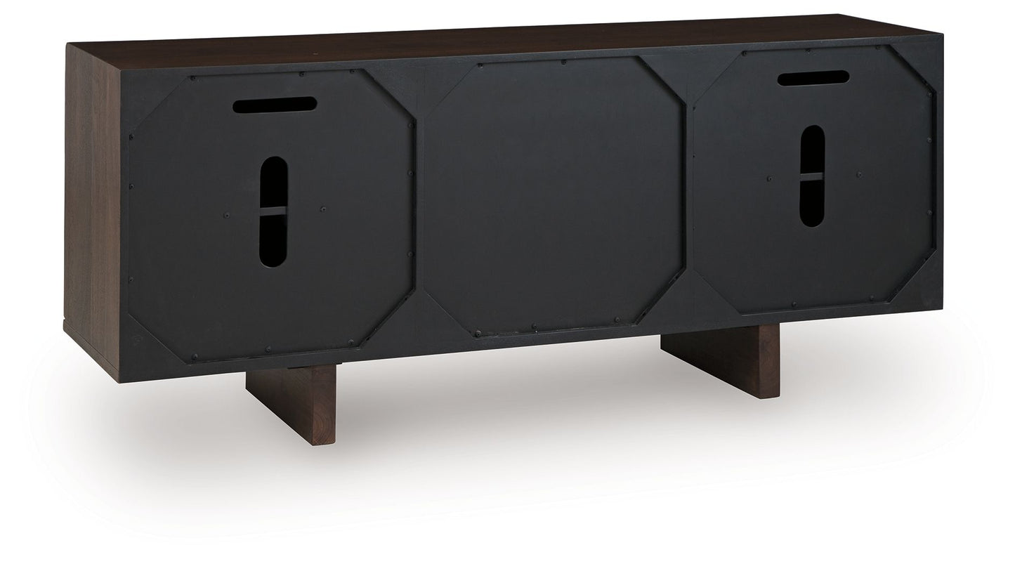 Kydler - Medium Brown - Accent Cabinet - Hornell Furniture Outlet