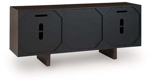 Kydler - Medium Brown - Accent Cabinet - Hornell Furniture Outlet