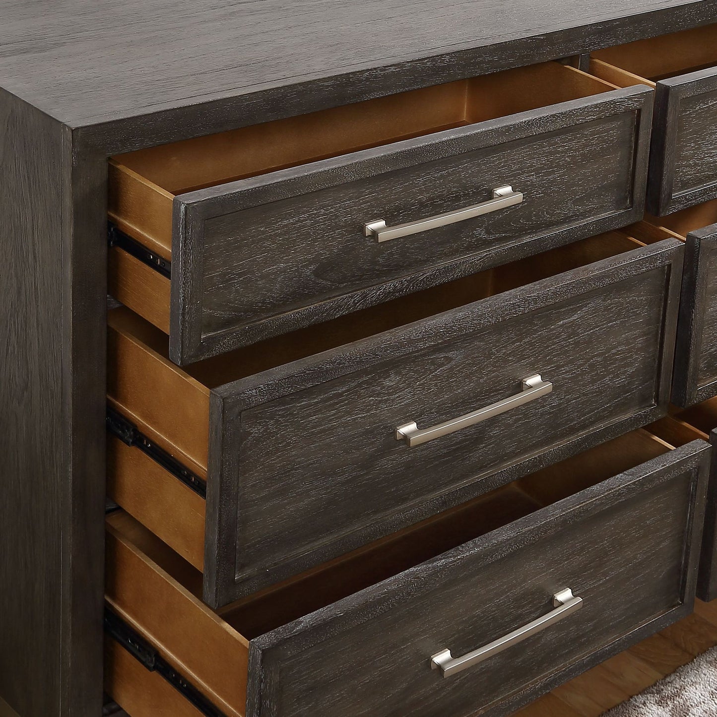 Broomfield - 5 - Drawer Chest - Brown - Hornell Furniture Outlet