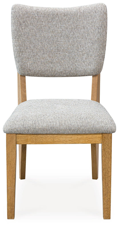 Sherbana - Light Brown - Dining Upholstered Side Chair (Set of 2) - Hornell Furniture Outlet