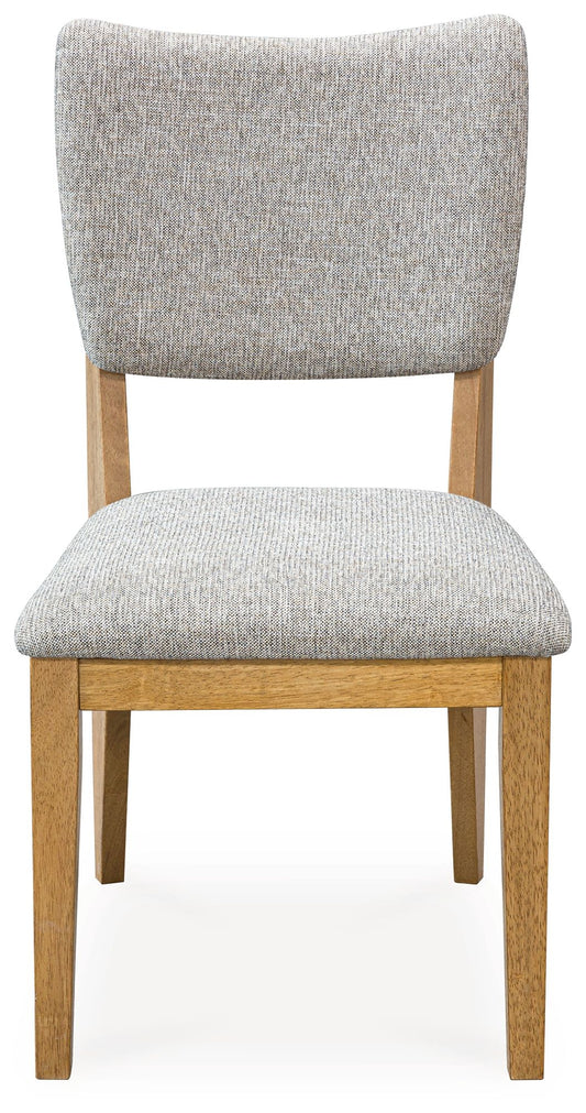 Sherbana - Light Brown - Dining Upholstered Side Chair (Set of 2) - Hornell Furniture Outlet