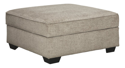 Bovarian - Stone - Ottoman With Storage - Hornell Furniture Outlet