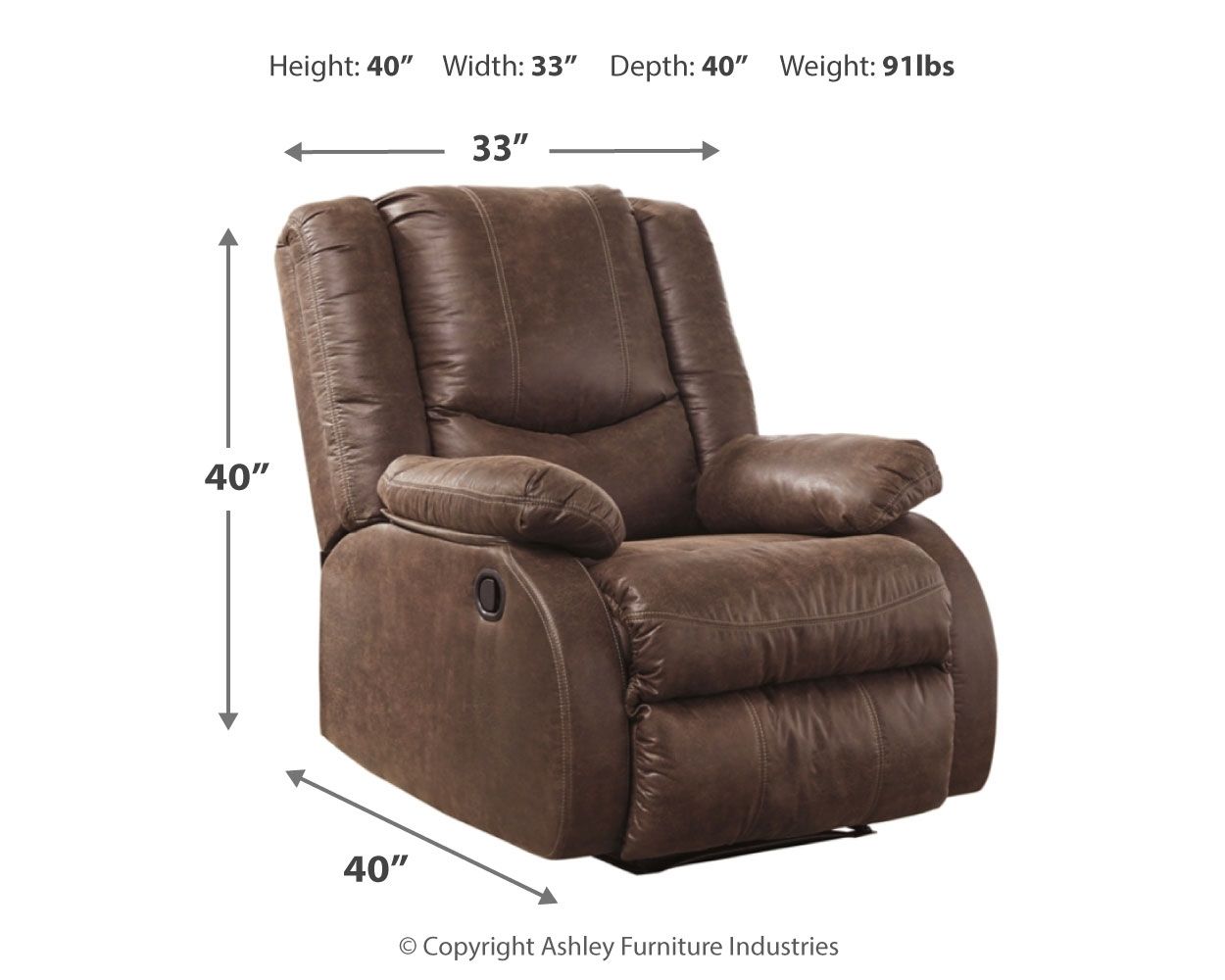 Bladewood - Recliner - Hornell Furniture Outlet