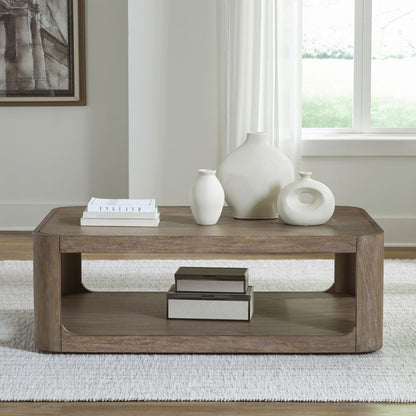 South Bend - Rectangular Cocktail Table - Brown - Hornell Furniture Outlet