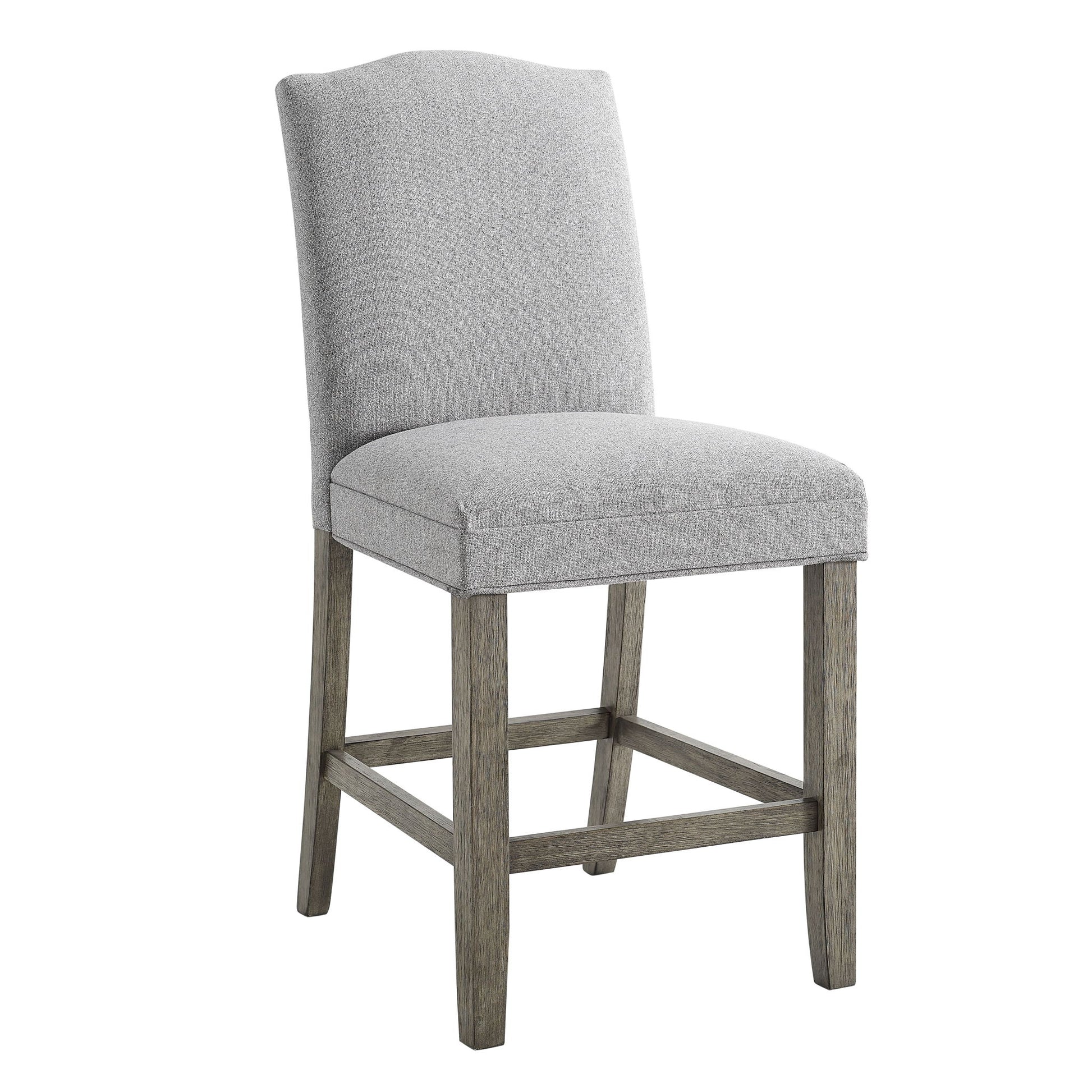 Grayson - Counter Chair - Gray / Light Brown - Hornell Furniture Outlet