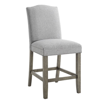 Grayson - Counter Chair - Gray / Light Brown - Hornell Furniture Outlet