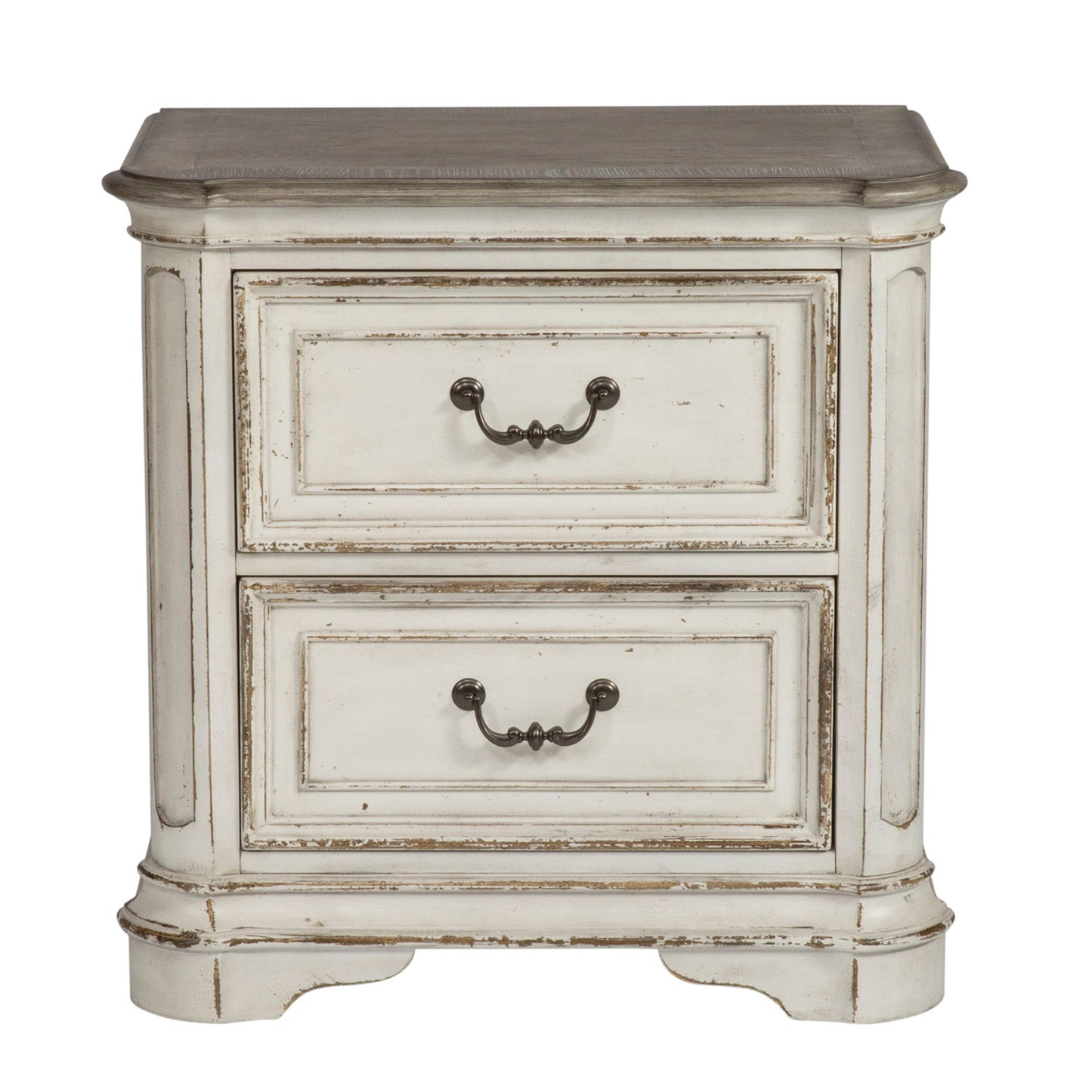 Magnolia Manor - 2 Drawer Night Stand - Hornell Furniture Outlet
