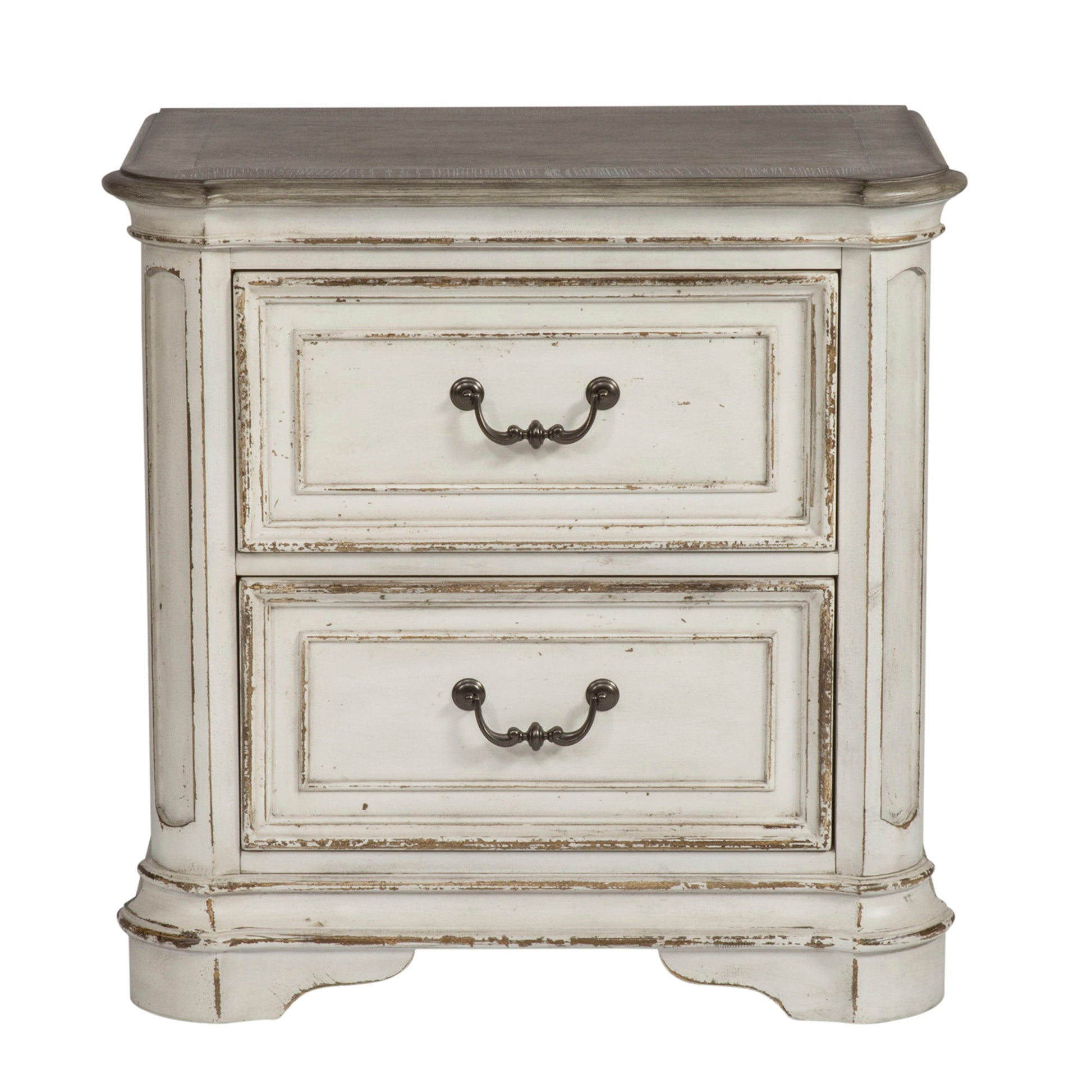 Magnolia Manor - 2 Drawer Night Stand - Hornell Furniture Outlet