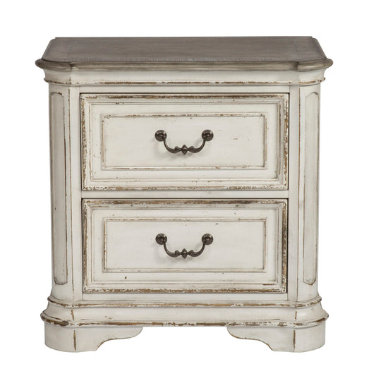 Magnolia Manor - 2 Drawer Night Stand - Hornell Furniture Outlet