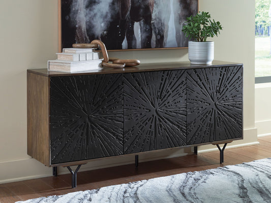 Lavinmont - Multi Brown - Accent Cabinet - Hornell Furniture Outlet