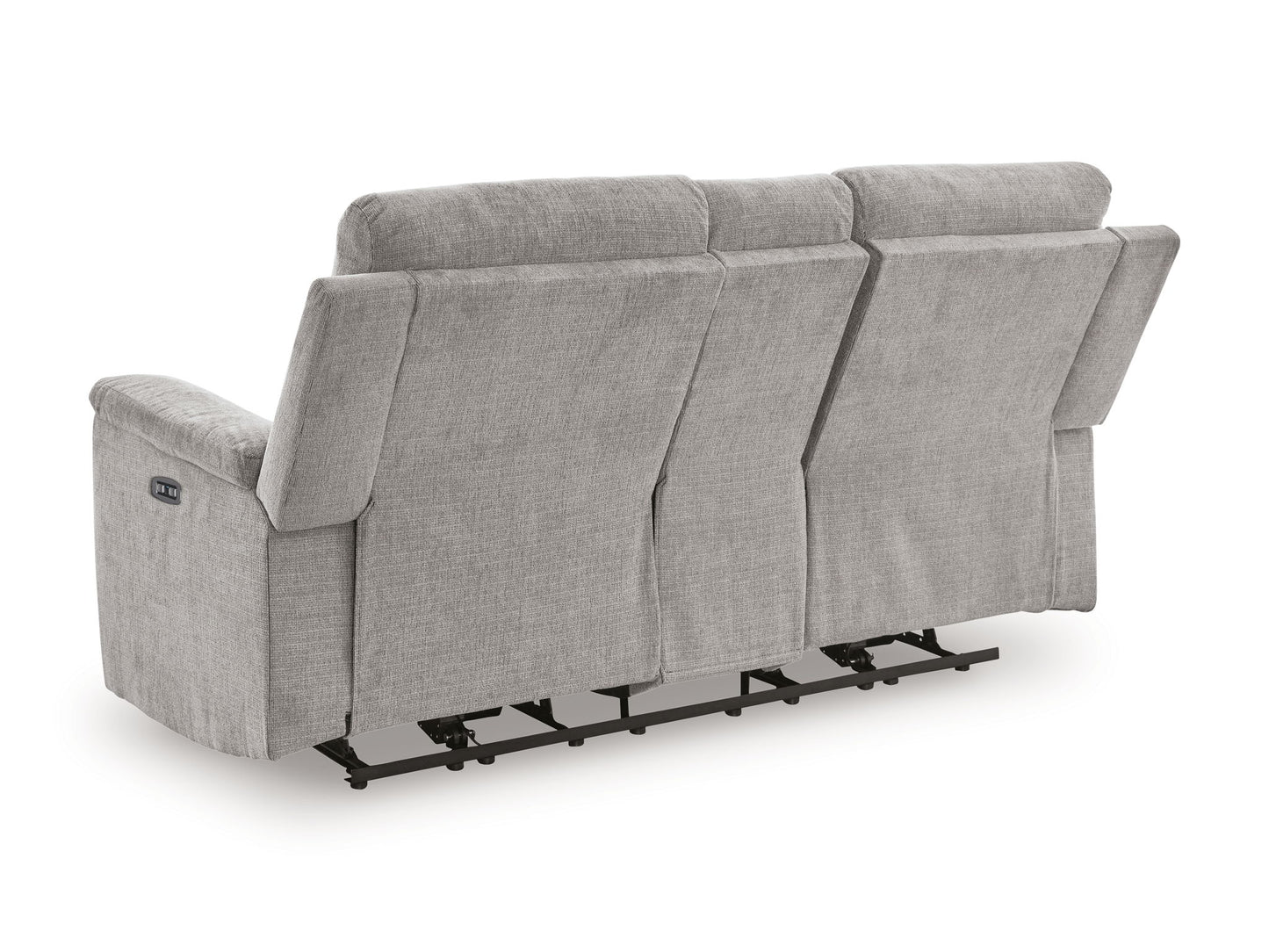 Barnsana - Dbl Power Reclining Loveseat With Console - Hornell Furniture Outlet