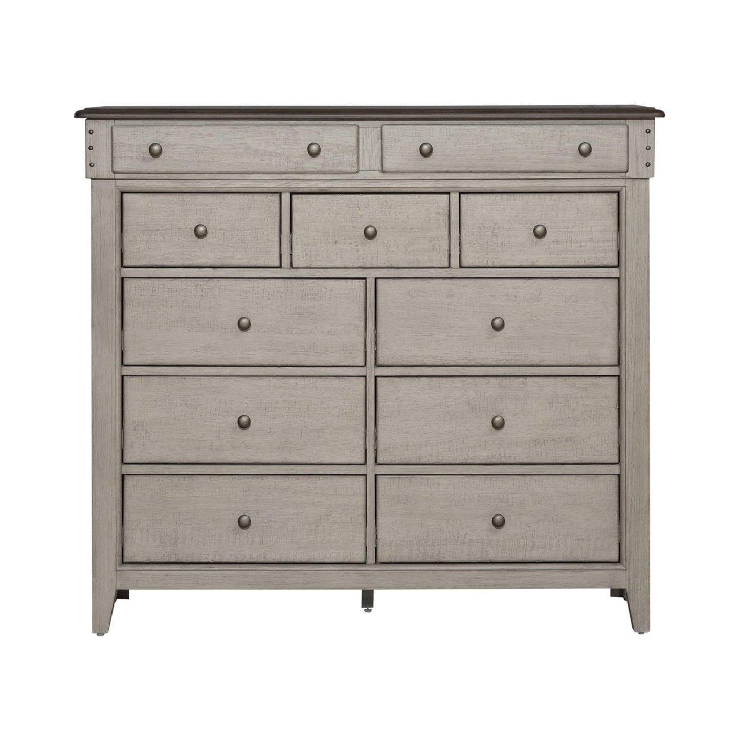 Ivy Hollow - 11 Drawer Chesser - White - Hornell Furniture Outlet