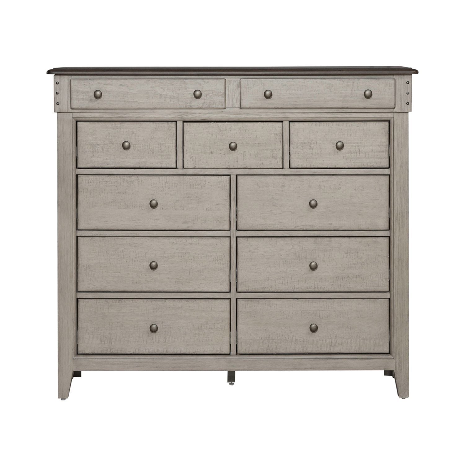 Ivy Hollow - 11 Drawer Chesser - White - Hornell Furniture Outlet