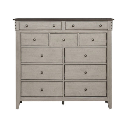 Ivy Hollow - 11 Drawer Chesser - White - Hornell Furniture Outlet