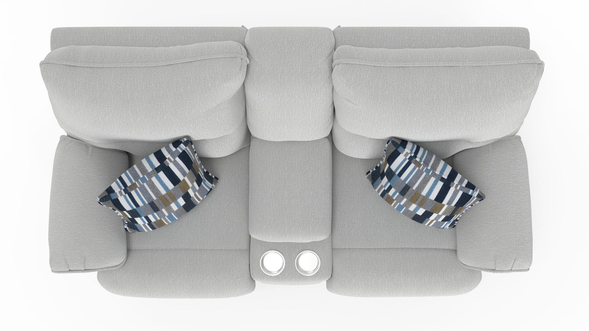 Lenny - Power Lay Flat Reclining Console Loveseat - Hornell Furniture Outlet