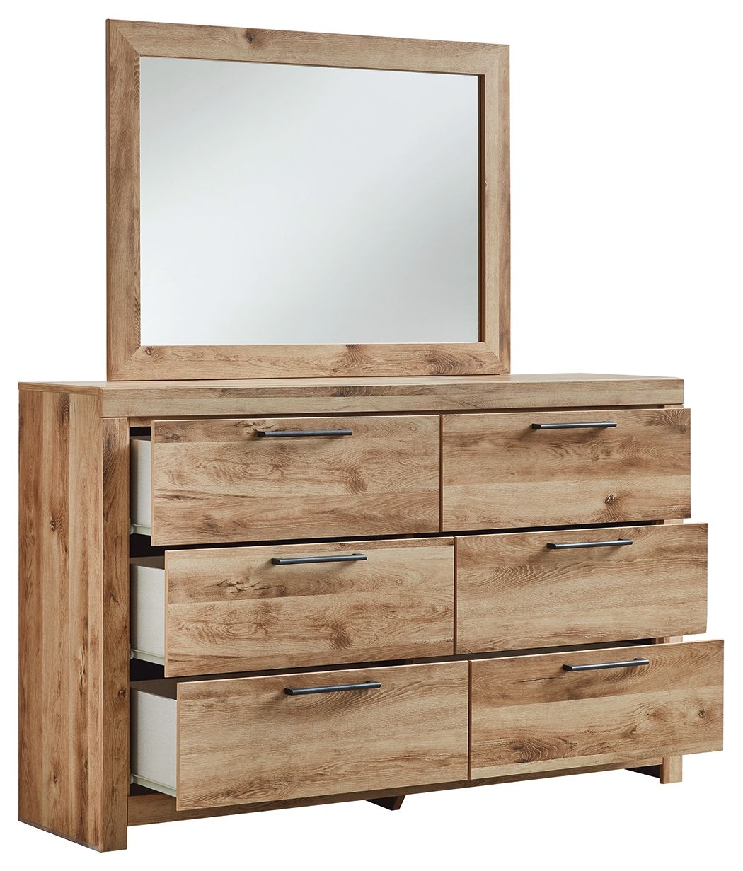 Hyanna - Tan - Dresser, Mirror - Hornell Furniture Outlet