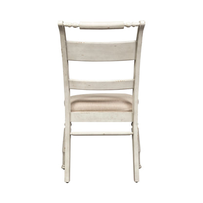 Whitney - Slat Back Side Chair - White - Hornell Furniture Outlet