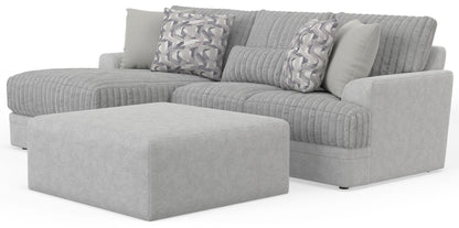 Titan - Sectional With Comfort Coil Seating, Cocktail Ottoman And Accent Pillows Included - Hornell Furniture Outlet