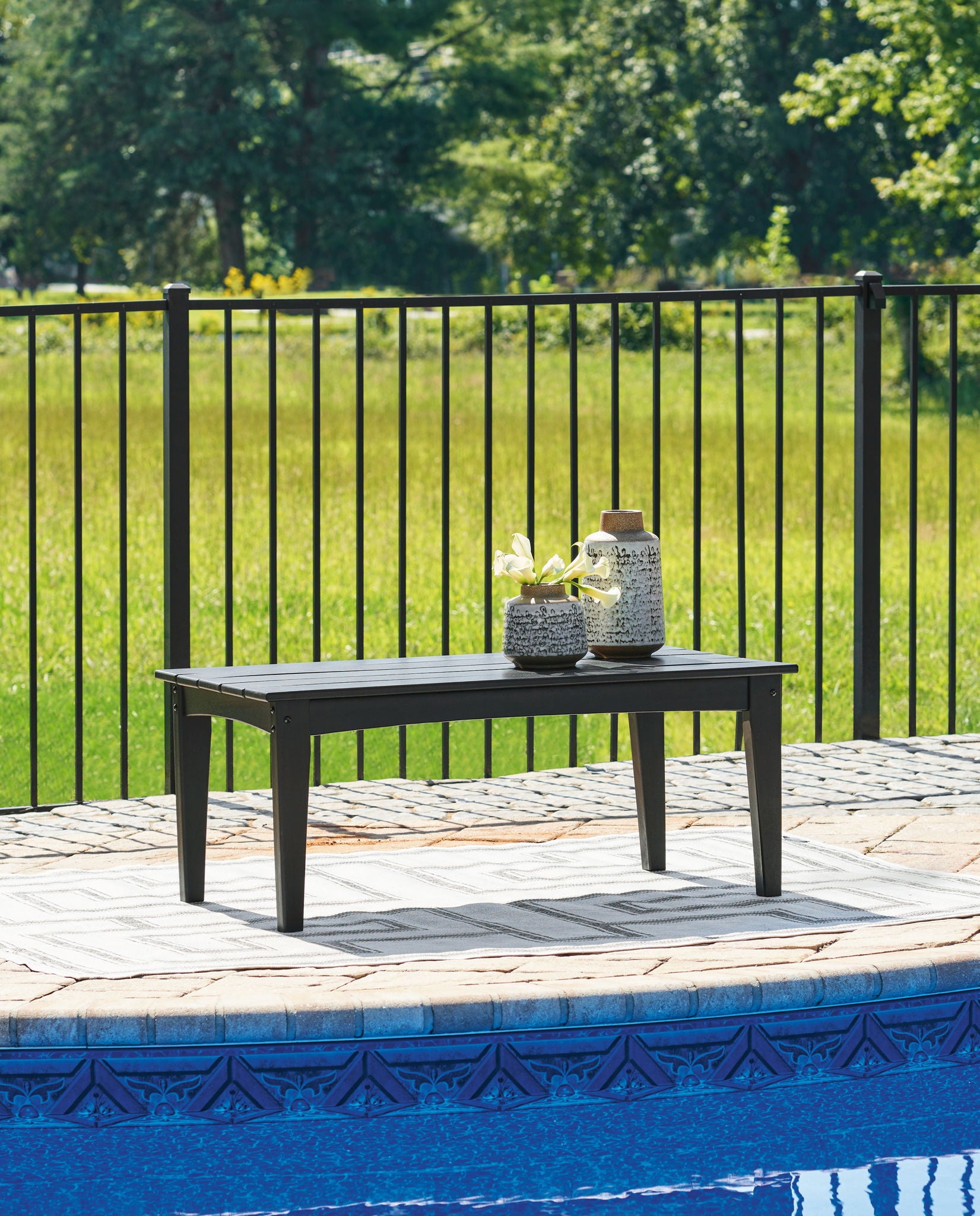Hyland Wave - Rectangular Cocktail Table - Hornell Furniture Outlet