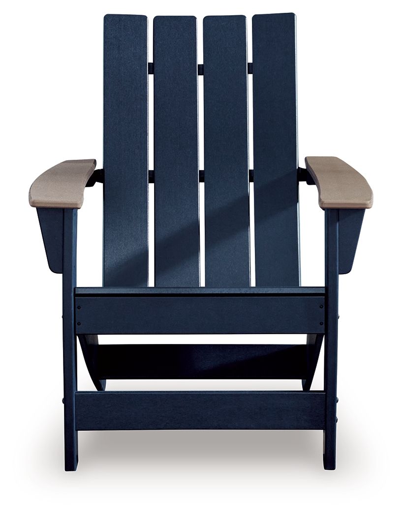East Beach - Adirondack Chair - Black / Beige - Hornell Furniture Outlet