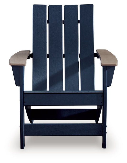East Beach - Adirondack Chair - Black / Beige - Hornell Furniture Outlet