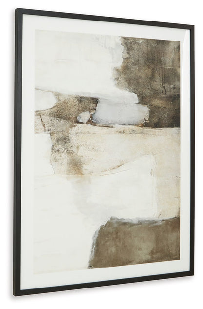 Aldricton - Brown / White - Wall Art - Hornell Furniture Outlet