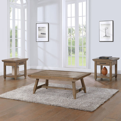 Riverdale - 3 Piece Table Set - Brown - Hornell Furniture Outlet
