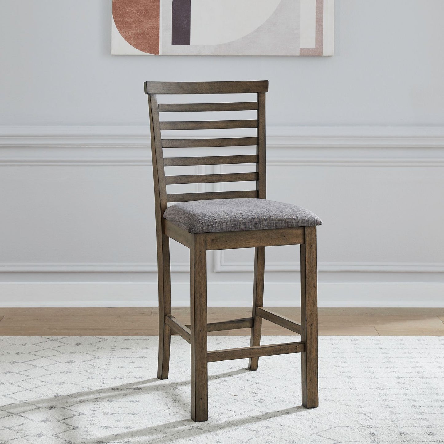 Brook Bay - Upholstered Ladder Back Counter Chair (RTA) - Hornell Furniture Outlet