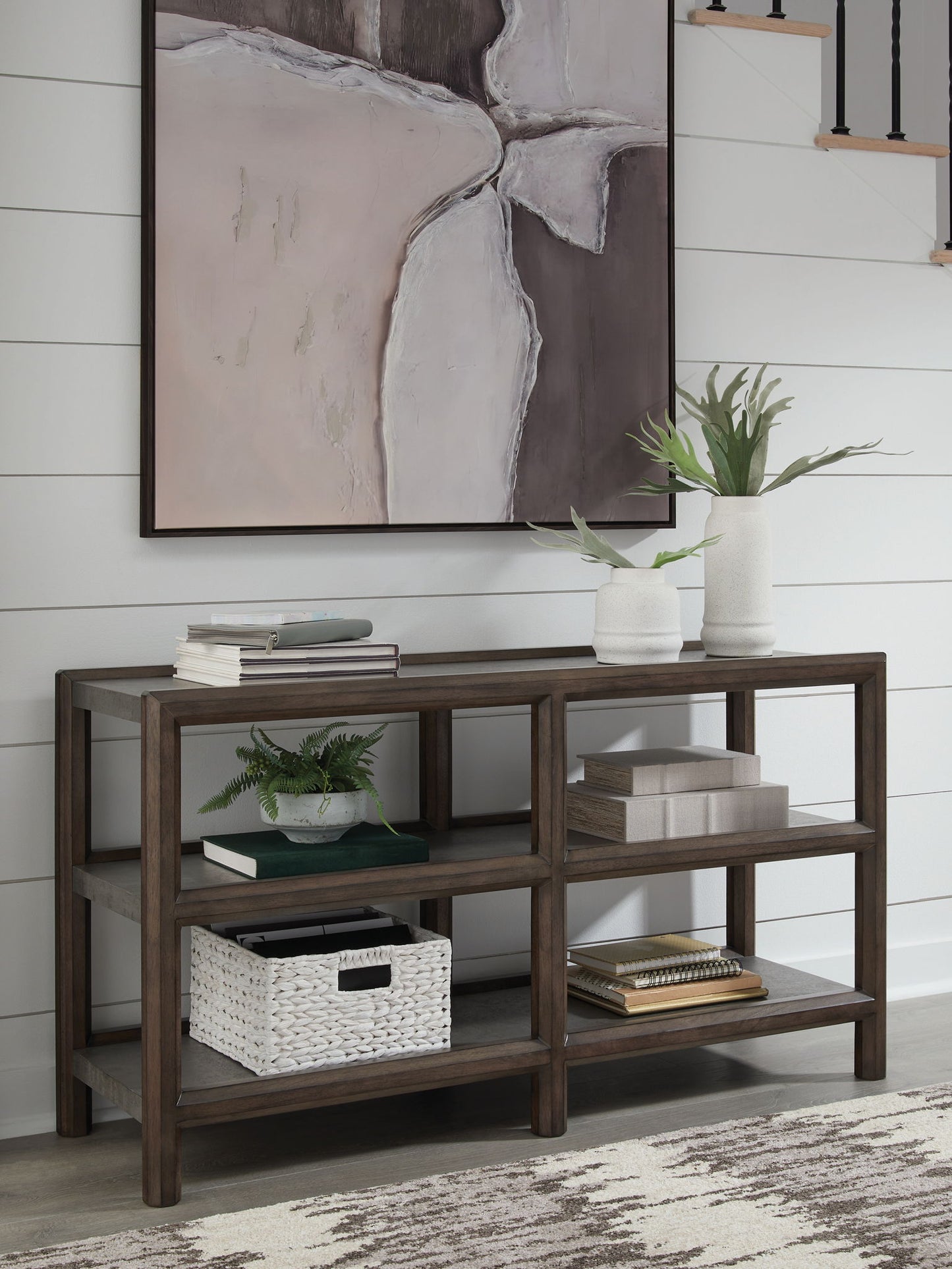 Kallenny - Brown / Gray - Sofa Table - Hornell Furniture Outlet
