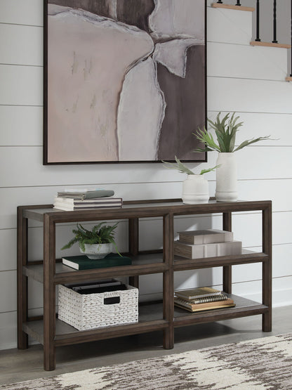 Kallenny - Brown / Gray - Sofa Table - Hornell Furniture Outlet