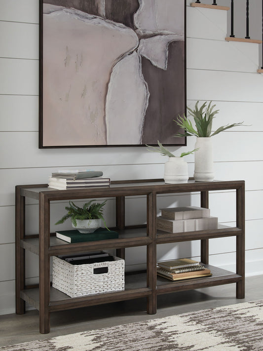 Kallenny - Brown / Gray - Sofa Table - Hornell Furniture Outlet