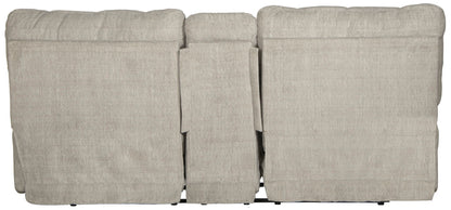 Ashland - Power Lay Flat Reclining Console Loveseat - Hornell Furniture Outlet