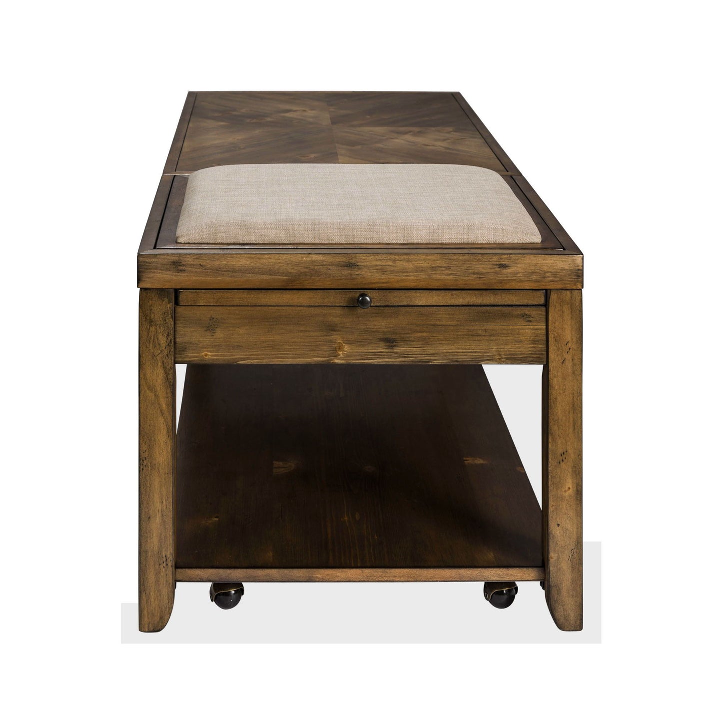 Mitchell - Cocktail Table - Dark Brown - Hornell Furniture Outlet