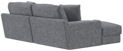 Cozy - 2 Piece Double Wide Chaise With USB Charging Ports - Hornell Furniture Outlet