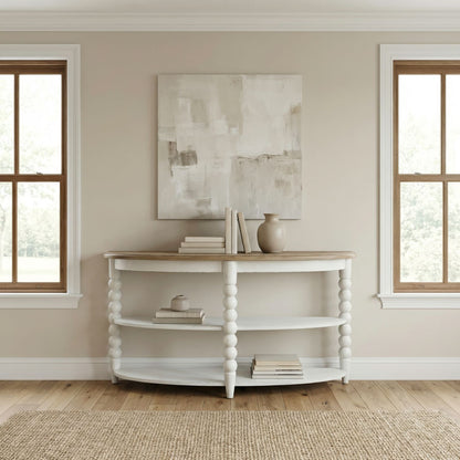 Turnberry Park - Sofa Table - Washed White - Hornell Furniture Outlet
