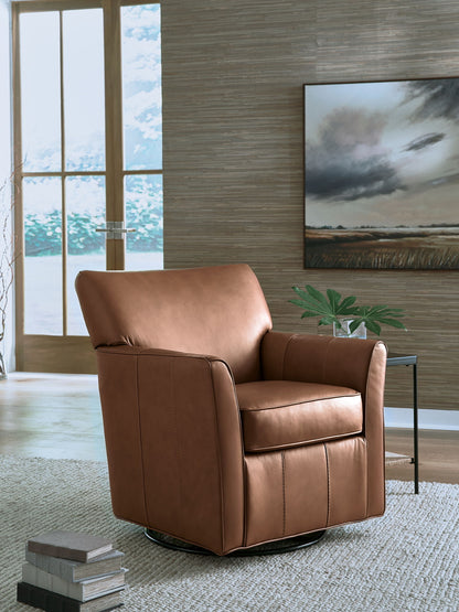 Braydunn - Swivel Glider Accent Chair - Hornell Furniture Outlet