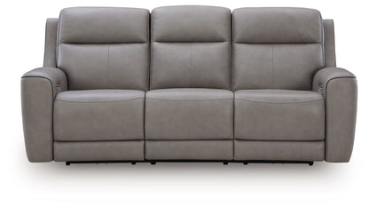 5Z - Comfort - Relaxation - Power Reclining Sofa With Adj Headrest - Hornell Furniture Outlet