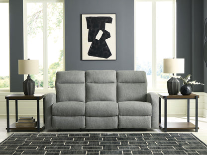 Gauntlet - Sterling - Reclining Sofa - Hornell Furniture Outlet