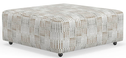 Kellen - Castered Cocktail Ottoman - Hornell Furniture Outlet