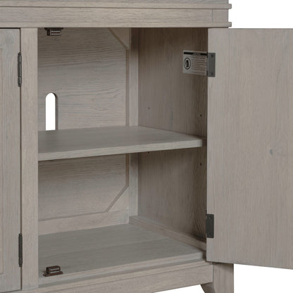 New Haven - 82'' TV Console - Sanctuary White - Hornell Furniture Outlet
