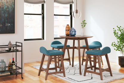 Lyncott - Upholstered Barstool (Set of 2) - Hornell Furniture Outlet