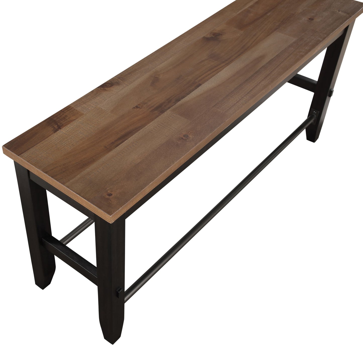 Bermuda - Counter Bench - Black - Hornell Furniture Outlet